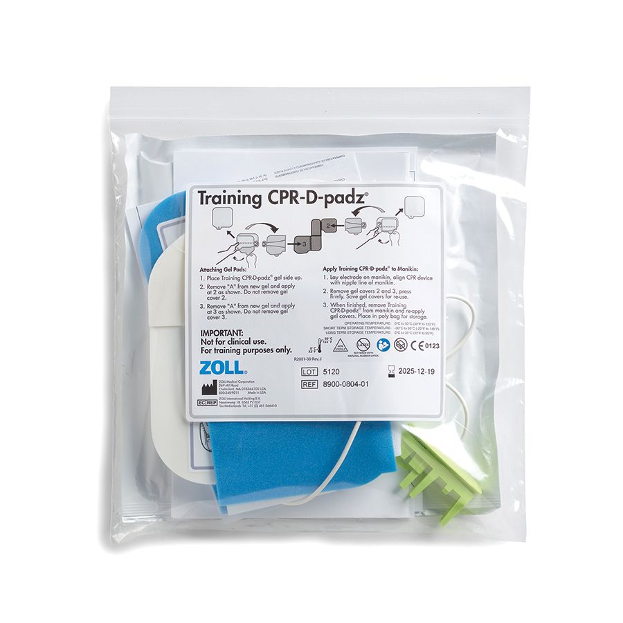 Zoll Training CPR-D Padz Electrode 1 Pair 8900-0804-01